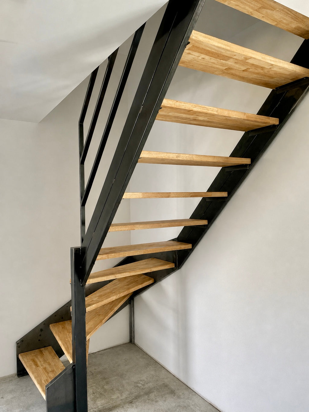 Escalier quart tournant